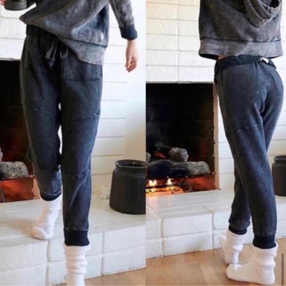 Free People Pants - Free People Movement The Simple Waffle Knit Jogger Sweatpants Size XS Charcoal